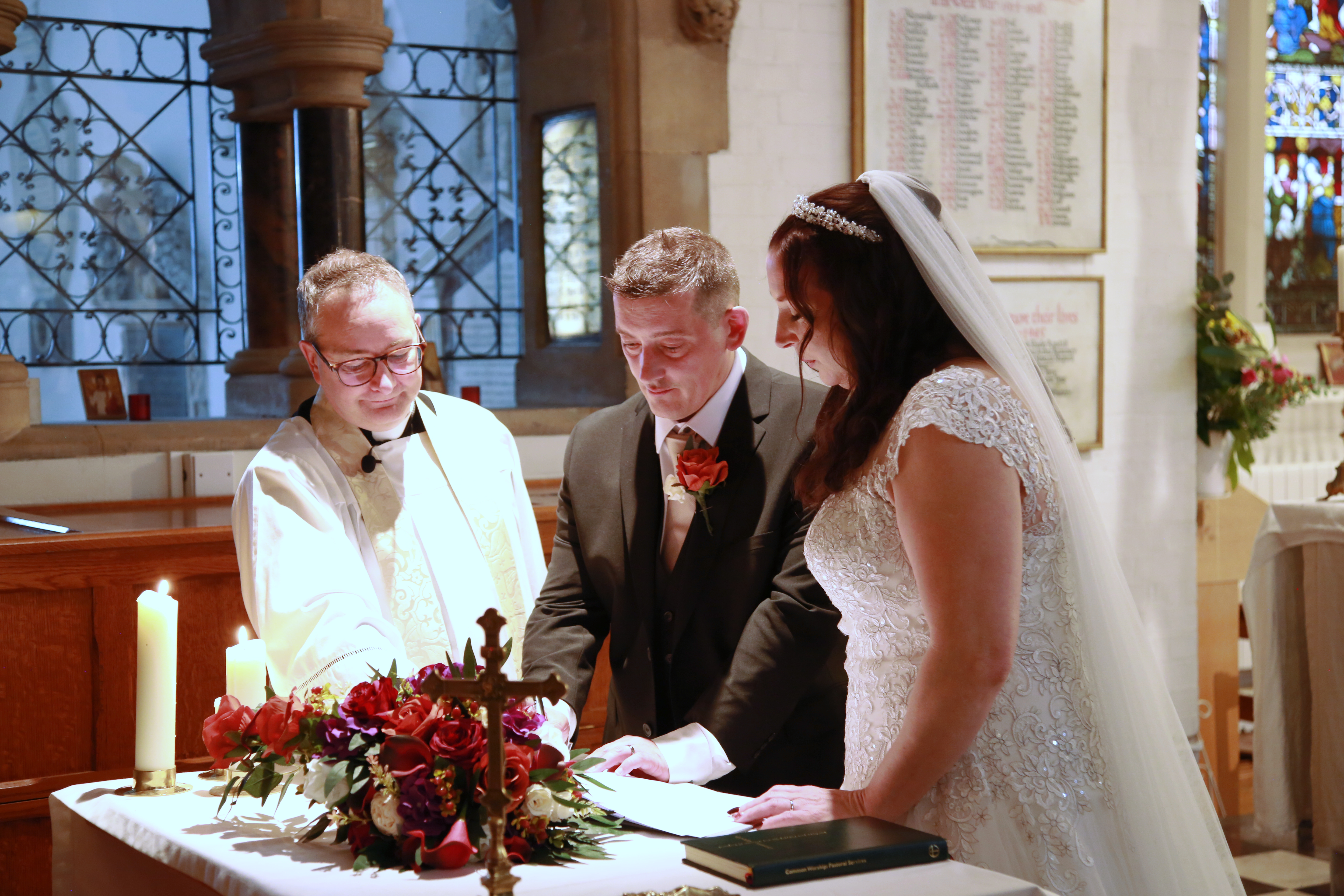 Signing the register